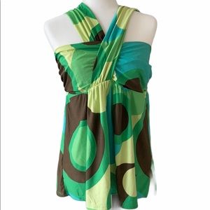 Joy Joy Halter Top Size Medium Thick Straps